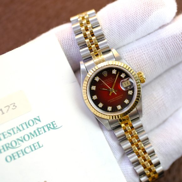 Rolex Datejust Factory Diamond Dial Box & Papers - Picture 13 of 13